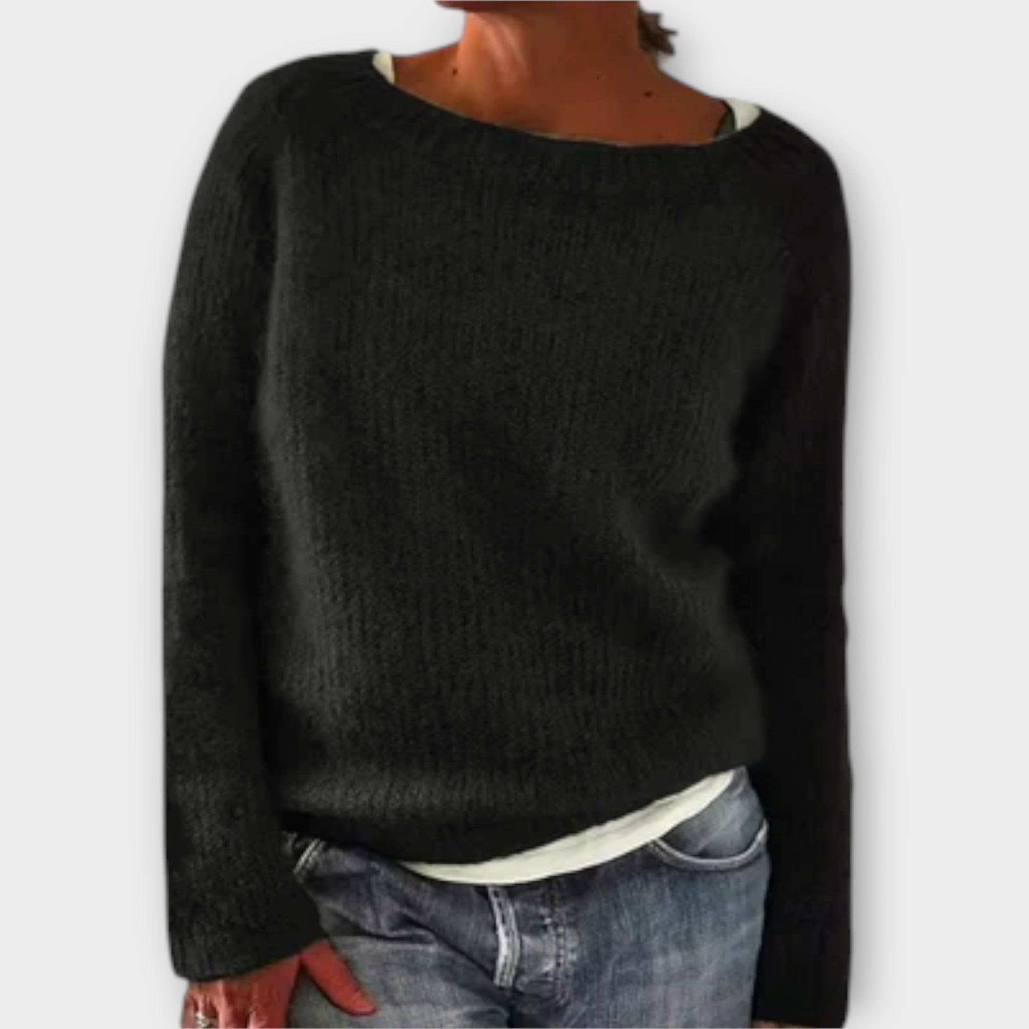 Regine – camisola de malha monocromática