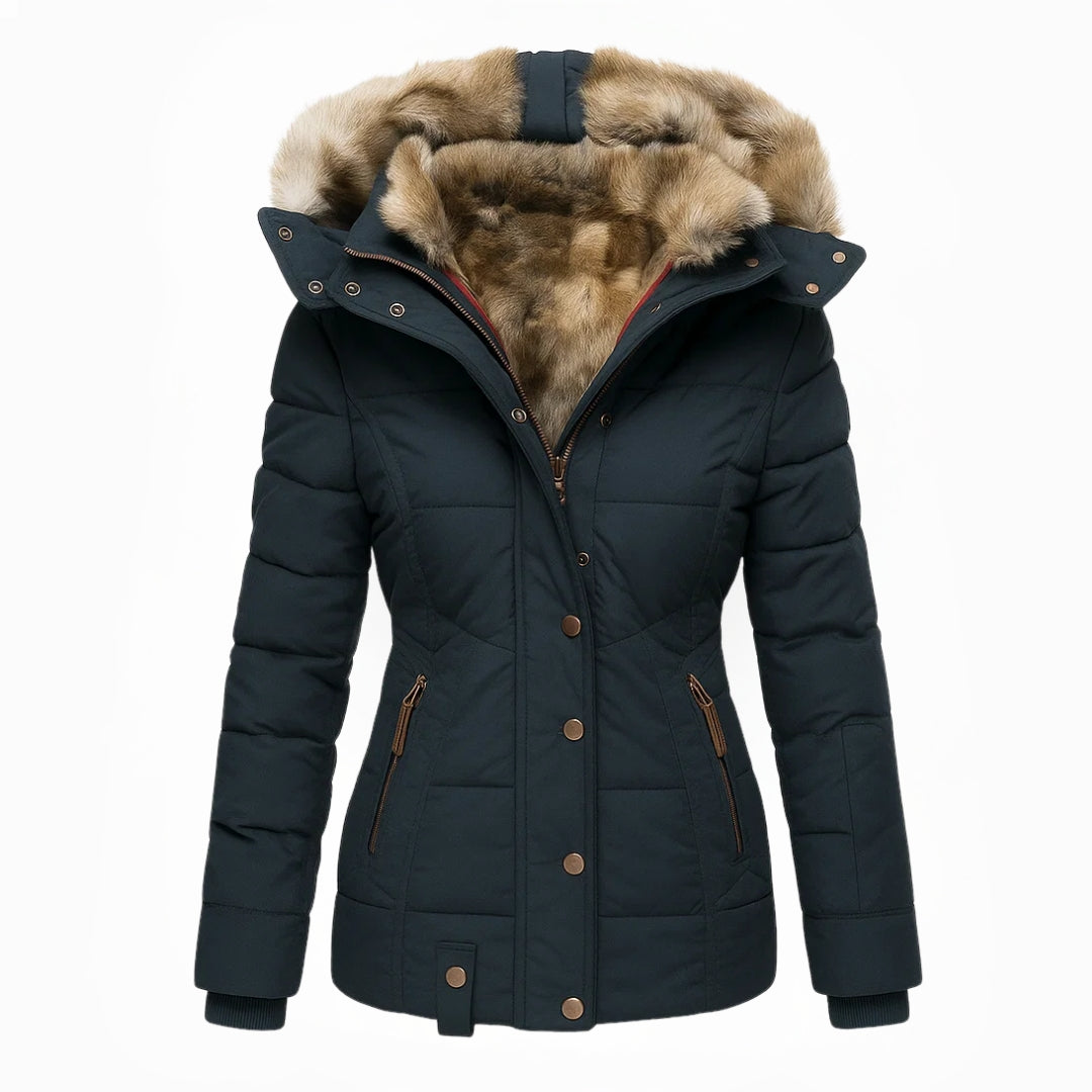 Anna | Casaco de inverno com forro de pele