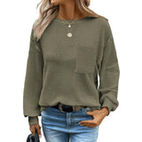 LIORA™ - Confortável Camisola Oversized de Manga Comprida com Gola Redonda