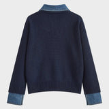 Tiffany | Camisola de Painel 2 em 1 com Gola