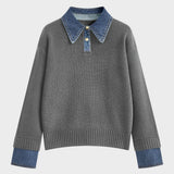 Tiffany | Camisola de Painel 2 em 1 com Gola