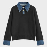 Tiffany | Camisola de Painel 2 em 1 com Gola