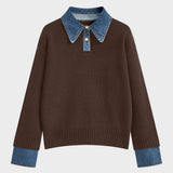 Tiffany | Camisola de Painel 2 em 1 com Gola