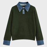 Tiffany | Camisola de Painel 2 em 1 com Gola