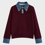 Tiffany | Camisola de Painel 2 em 1 com Gola
