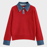 Tiffany | Camisola de Painel 2 em 1 com Gola