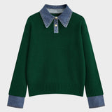 Tiffany | Camisola de Painel 2 em 1 com Gola