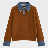 Tiffany | Camisola de Painel 2 em 1 com Gola