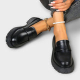 Slippers femininos com design ortopédico e salto de cetim