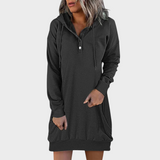 Donna | Vestido Casual com Capuz