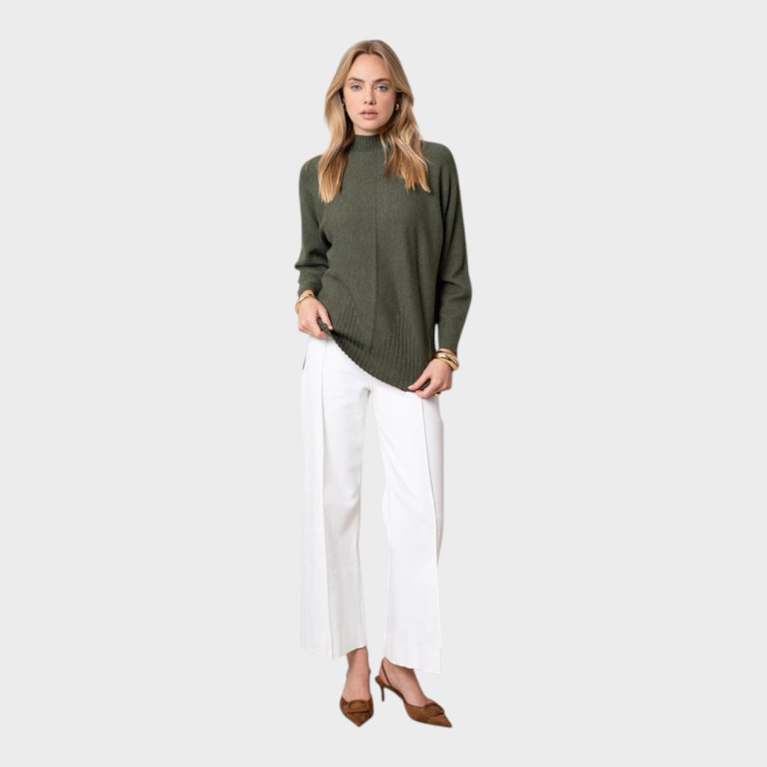 Khianna | The Funnelneck Pattern Sweater