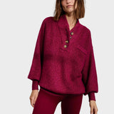 Cottonsilk™ Μπλούζα Henley με τσέπη