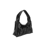 Demi | Bolsa Hobo em Forma de Meia Lua (Preta)