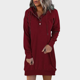 Donna | Vestido Casual com Capuz