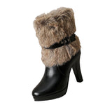 Carmen – Μπότες από Οικολογική Γούνα (Faux Fur Boots)