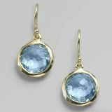 Retro Blue Stud Earrings