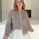 Camisola macia às riscas