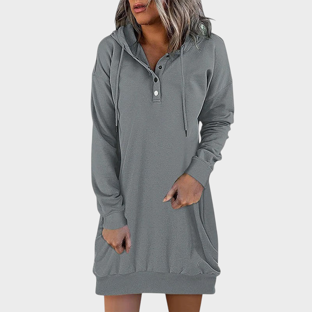 Donna | Vestido Casual com Capuz