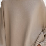 Camisola Poncho em Malha Folgada