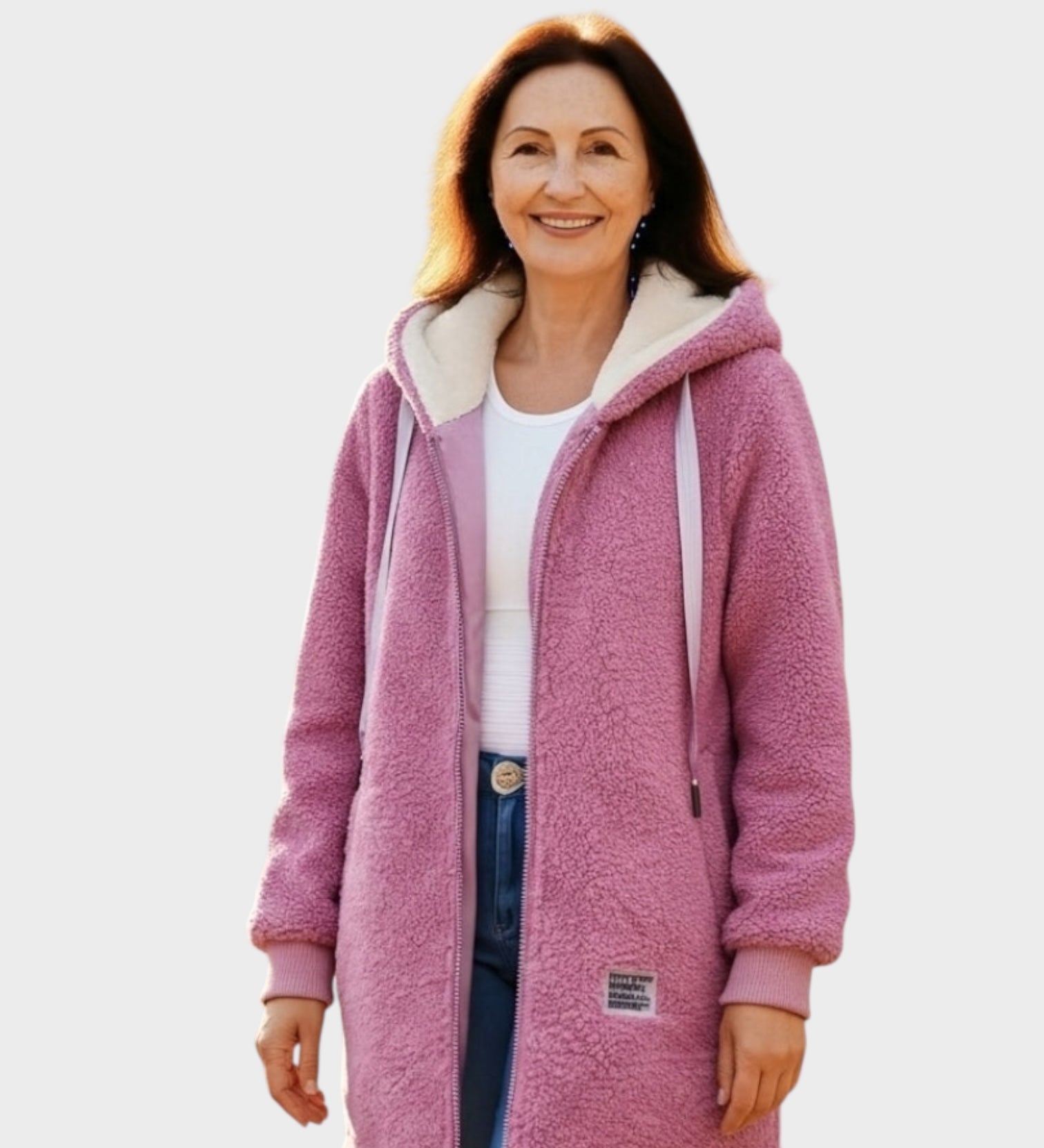 Denise - casaco de malha em polar