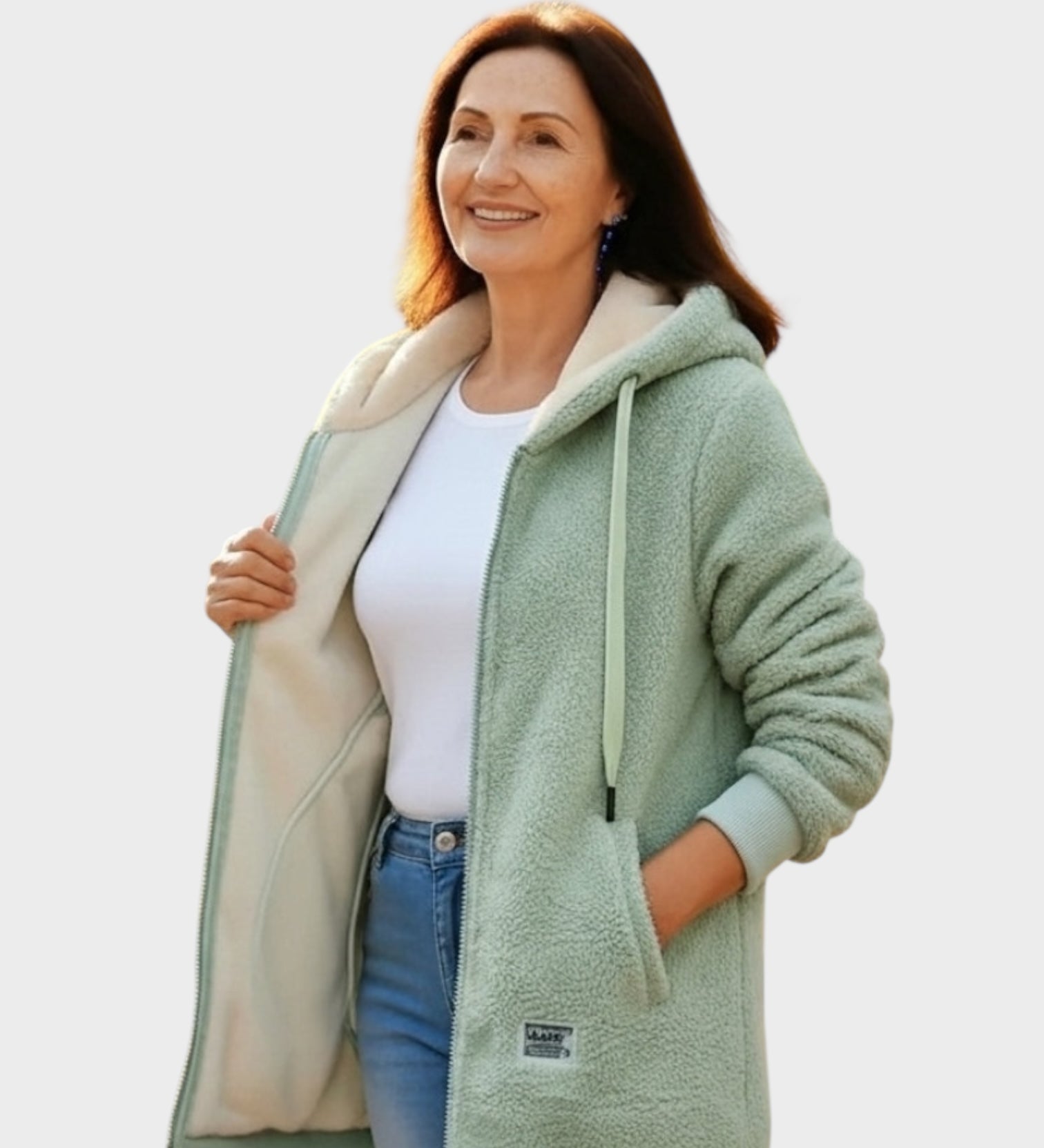 Denise - casaco de malha em polar