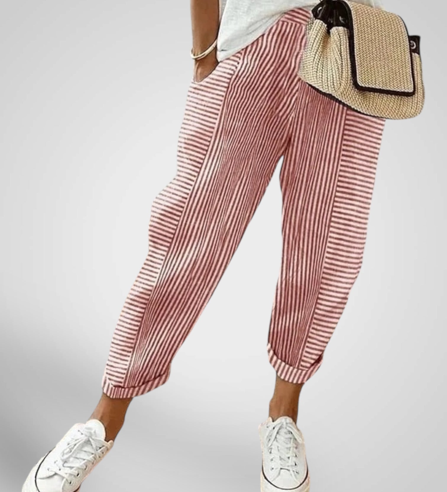 Rory | Striped Άνετο Παντελόνι