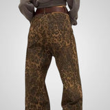 Λεόνι | Γυναικεία Παντελόνια με Animal Print