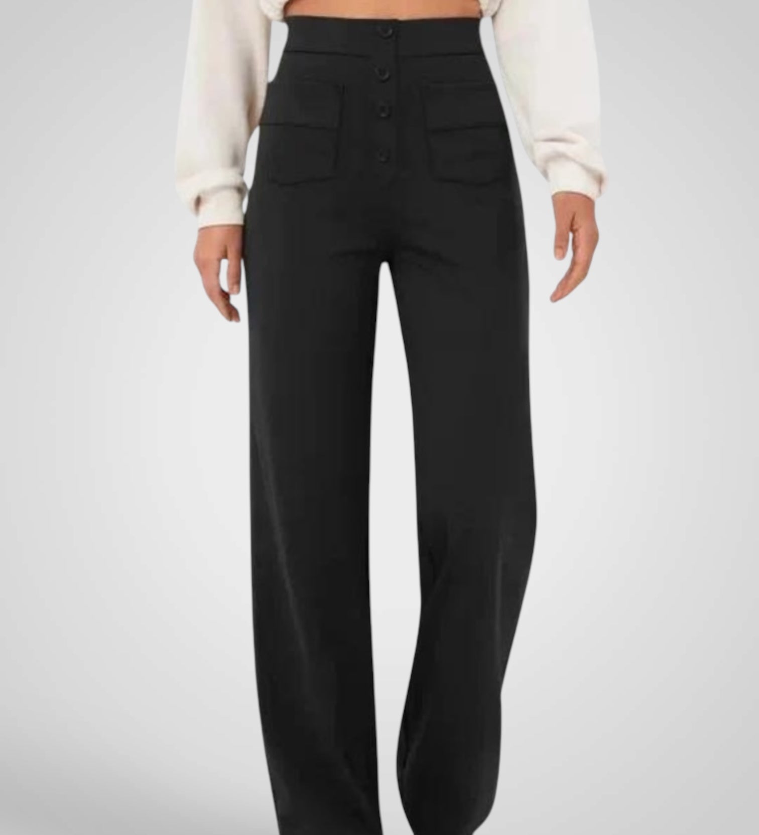 Alvia | Daily High-Waisted Women's Trousers