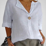 Sabrine | Confortável blusa decote em V