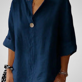 Sabrine | Confortável blusa decote em V