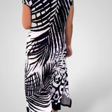 Roda | Vestido de Manga Curta Estampado Diário