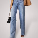 Lova | Mid-Rise Wide Leg Jeans