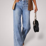 Lova | Mid-Rise Wide Leg Jeans