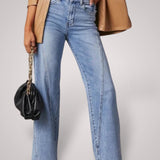 Lova | Mid-Rise Wide Leg Jeans