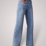 Lova | Mid-Rise Wide Leg Jeans
