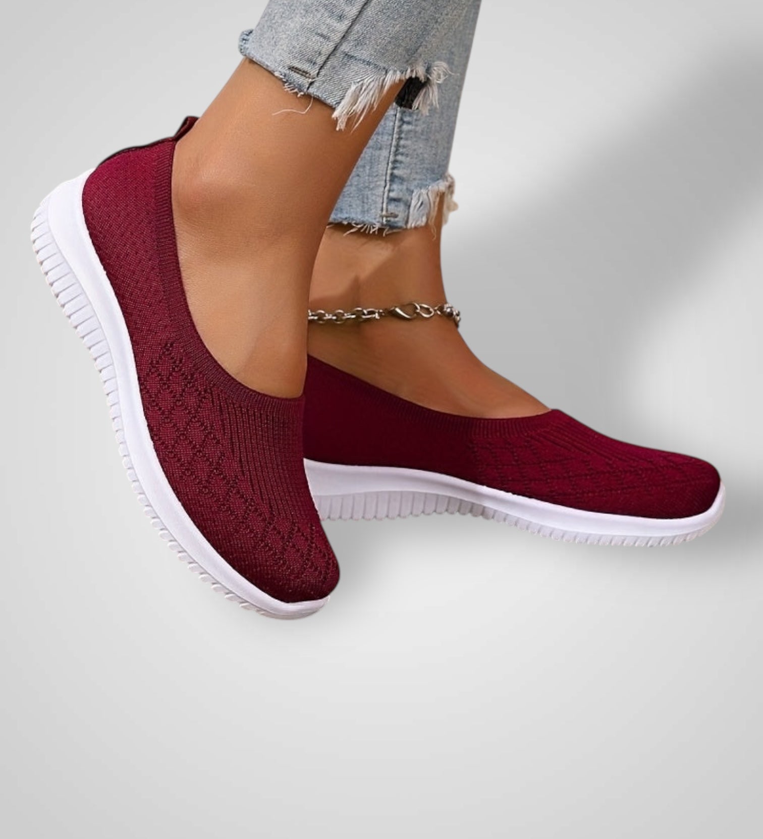 Sofina | Sapatos slip-on respiráveis para mulher
