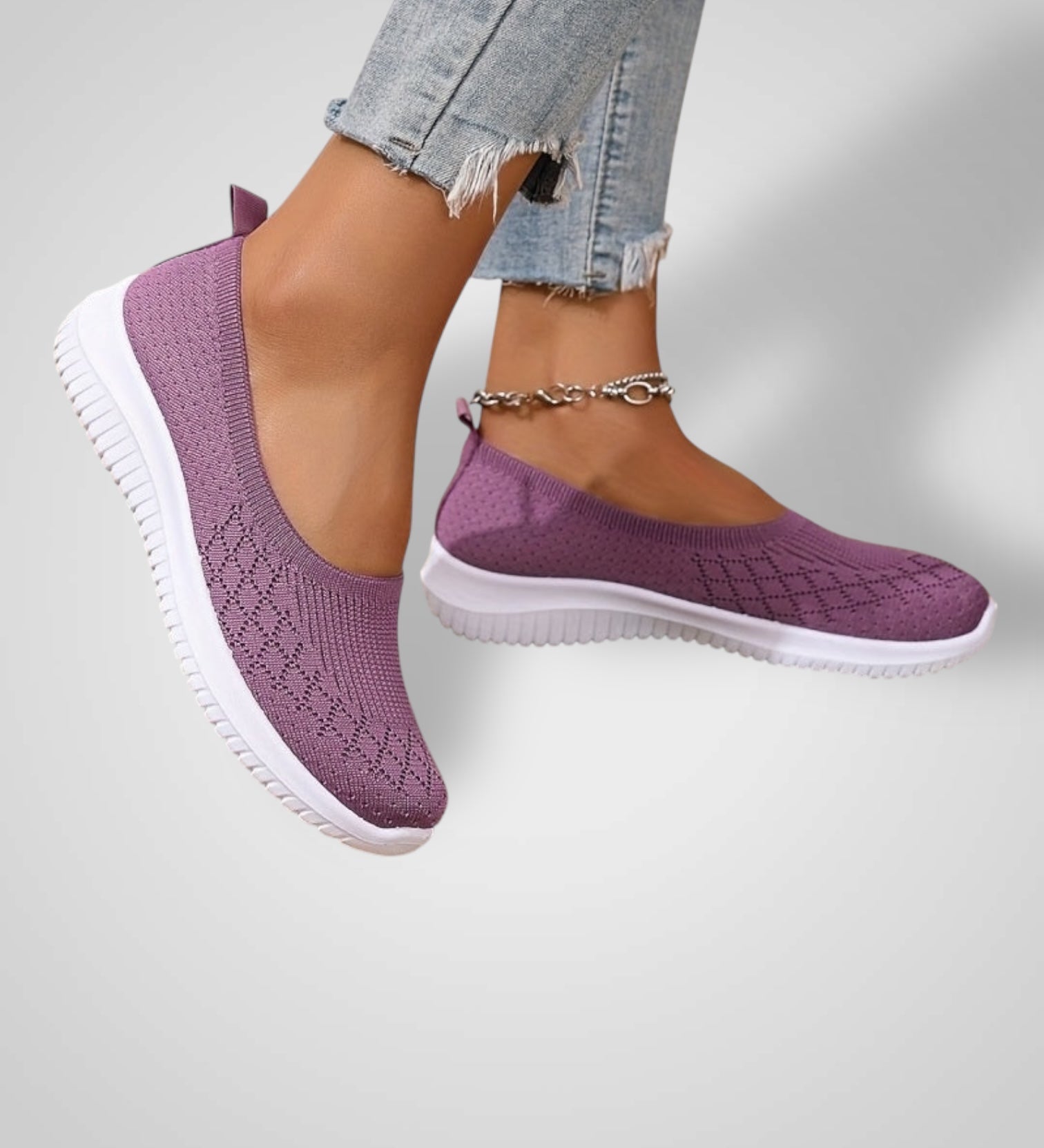 Sofina | Sapatos slip-on respiráveis para mulher