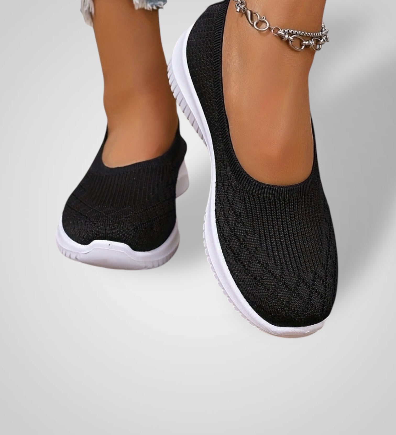 Sofina | Sapatos slip-on respiráveis para mulher
