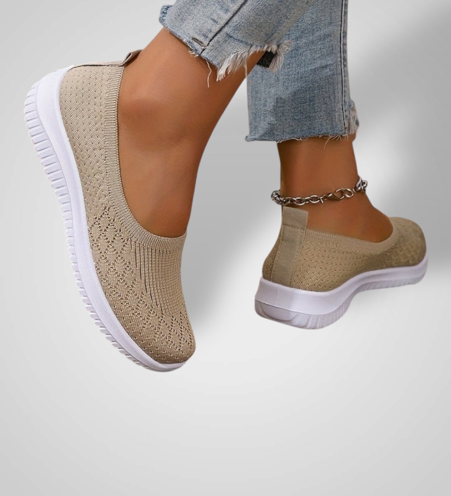 Sofina | Sapatos slip-on respiráveis para mulher