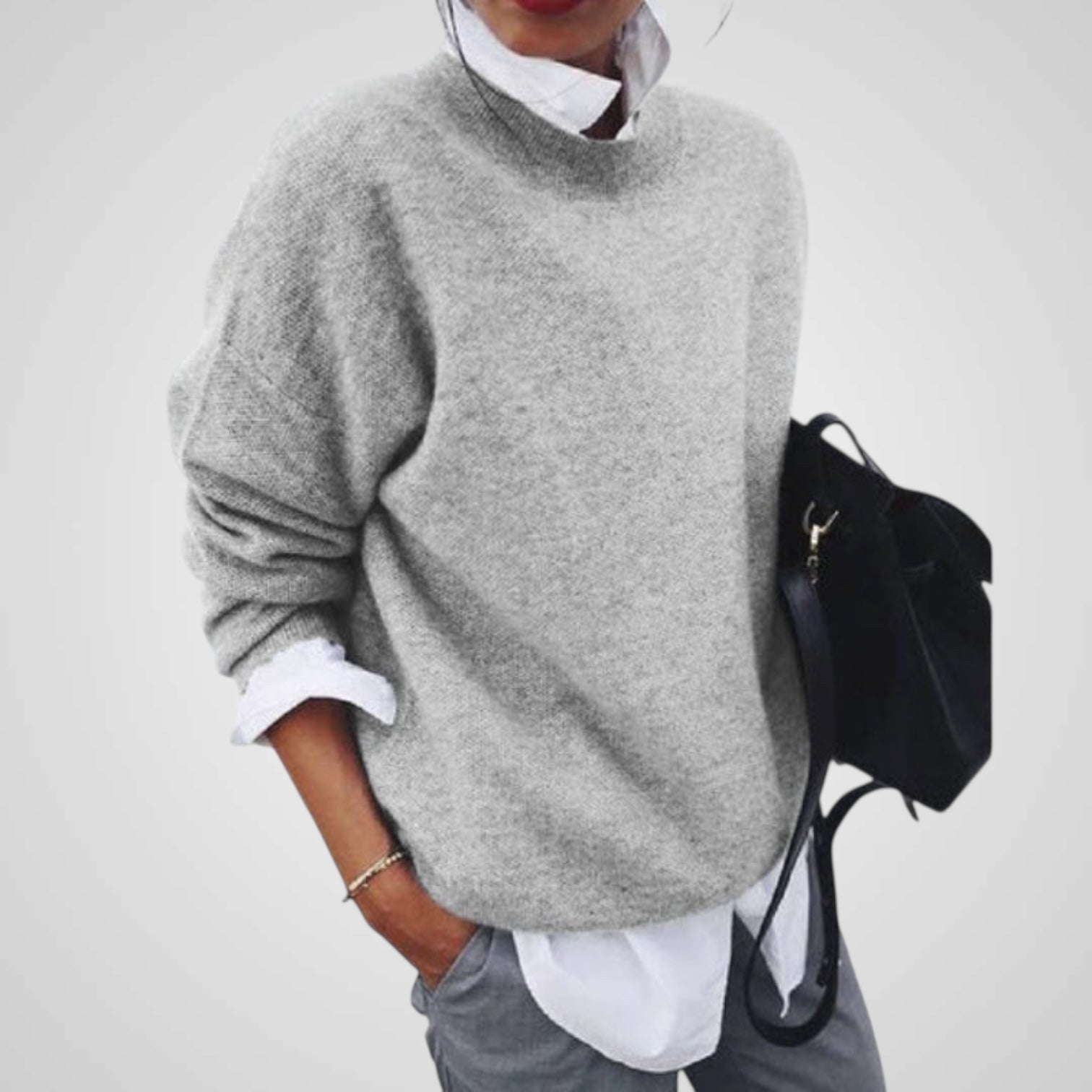 Cassie | Everyday Knit Cashmere Sweater for Women