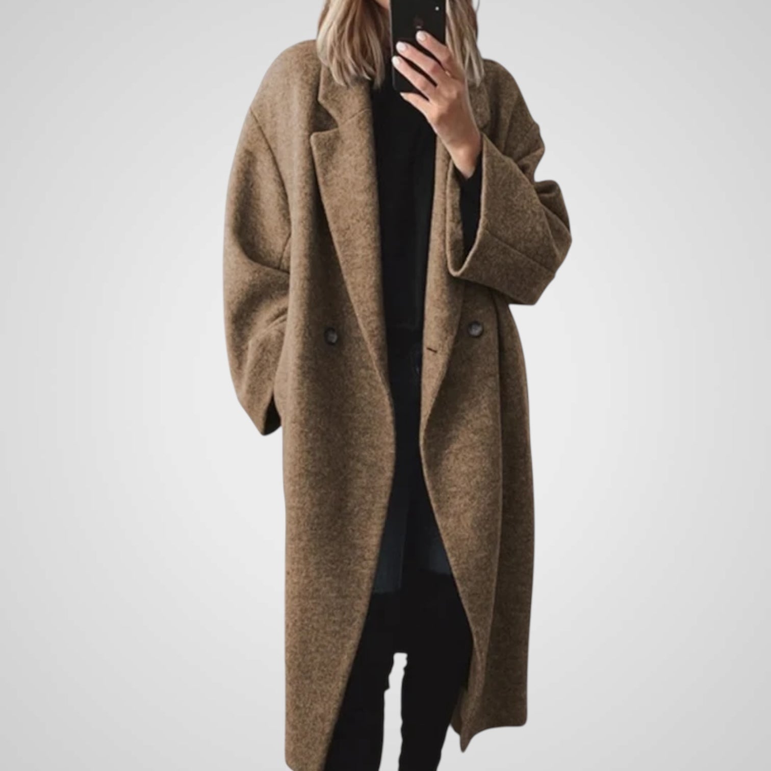 Nomí | Clássico Casaco de Inverno Comprido Feminino