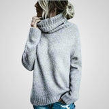 Ana | Confortável camisola gola alta de lã oversized
