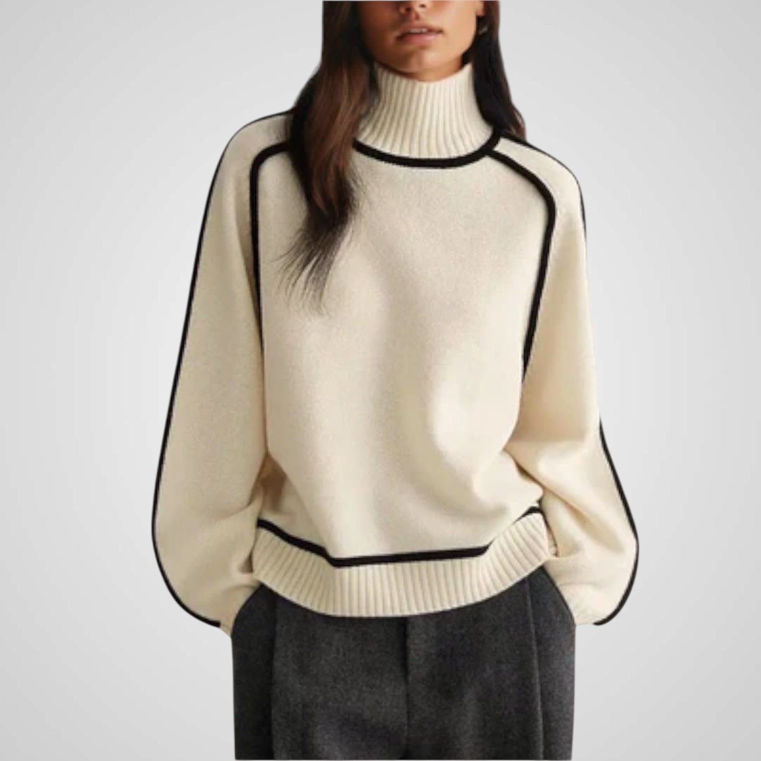 Dora | Camisola de Gola Alta Macia e Elegante
