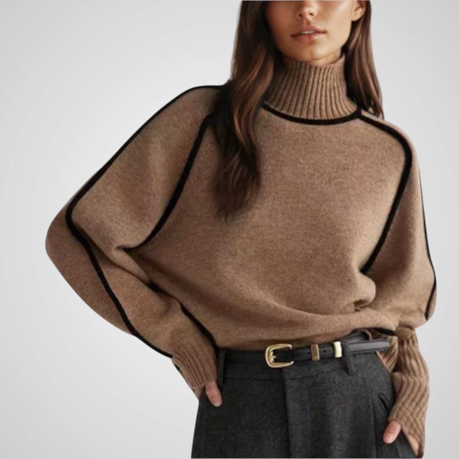 Dora | Camisola de Gola Alta Macia e Elegante