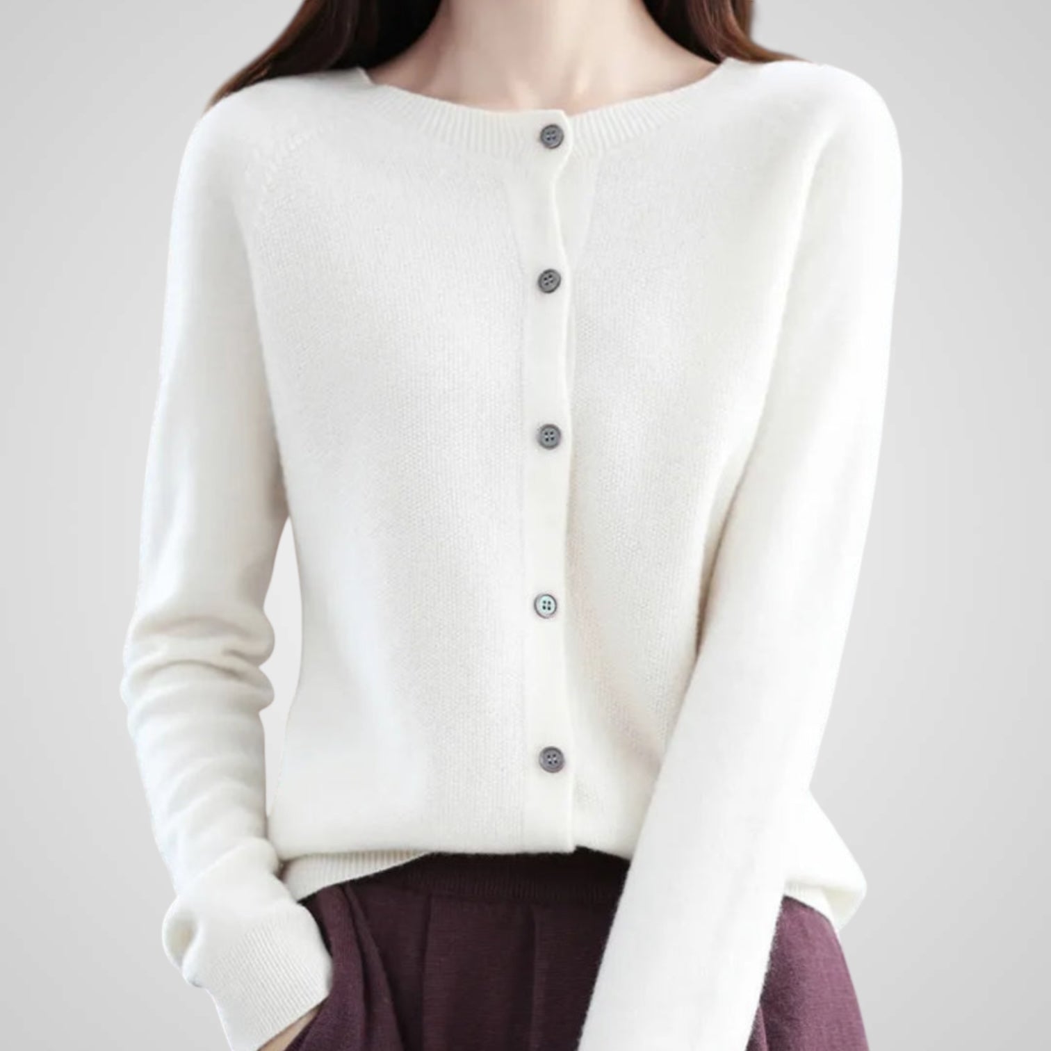 Ρέβα | Ζακέτα από καθαρό μαλλί & πουλόβερ από κασμίρι