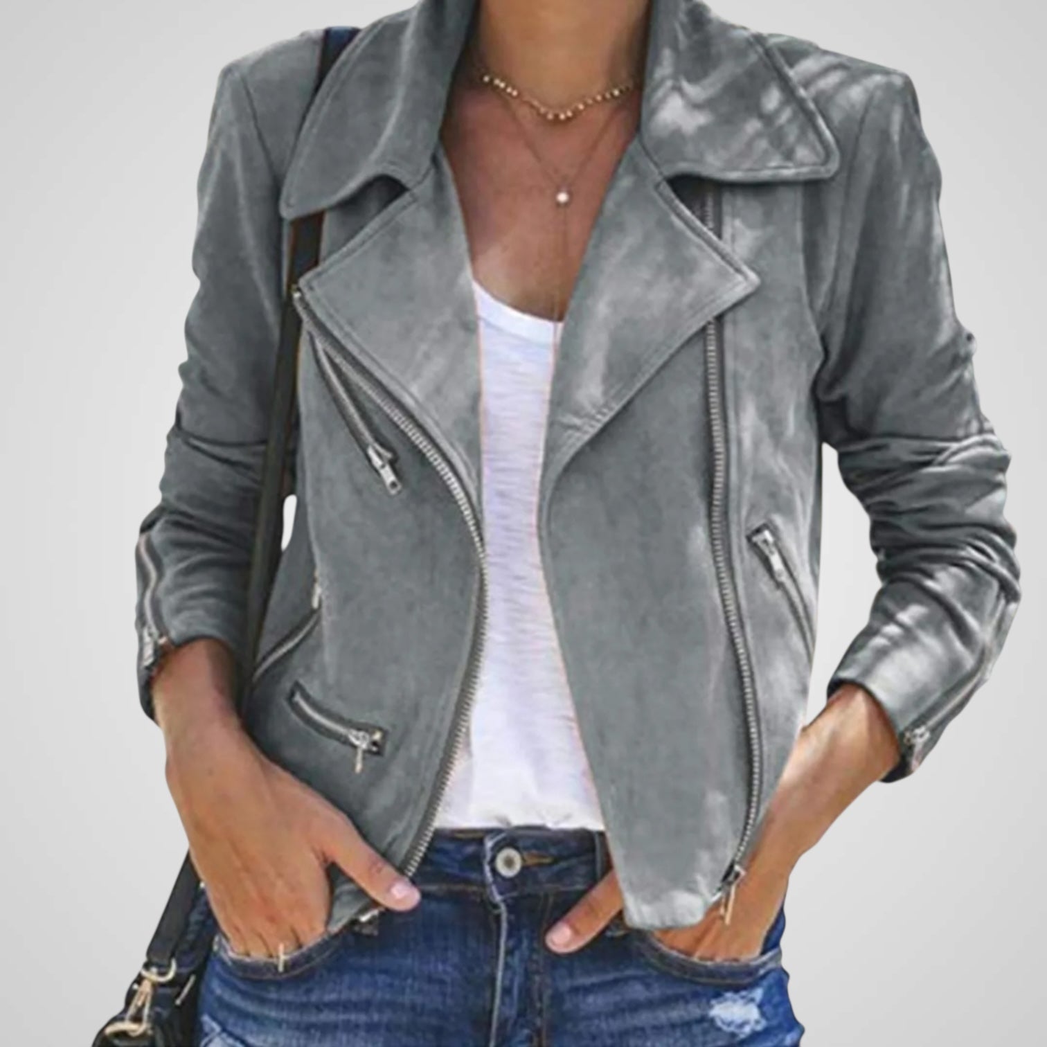Pele | Casaco de cabedal estilo biker