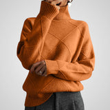 Ava | Camisola Feminina de Caxemira de Gola Alta