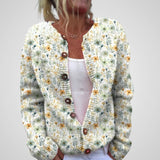 Florence | Cardigan με λουλούδια