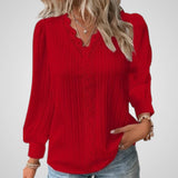 Alison | Blusa Feminina - Plissada Ajuste Confortável