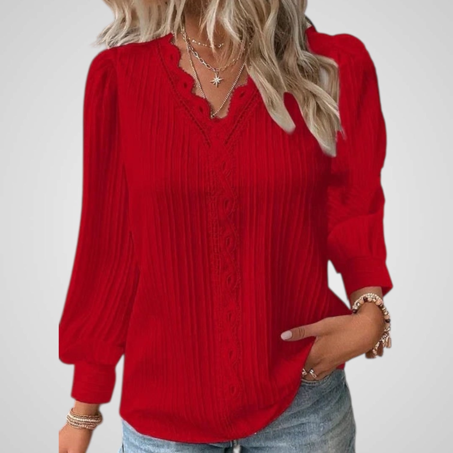 Alison | Blusa Feminina - Plissada Ajuste Confortável
